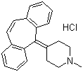 结构式 CAS# 969-33-5, 盐酸赛庚啶