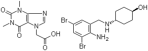 Acebrophylline molecular structure (CAS 96989-76-3)