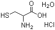 DL-Cysteine hydrochloride monohydrate molecular structure (CAS 96998-61-7)