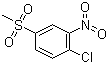 邻硝基对甲砜基氯苯分子结构 (CAS 97-07-4)