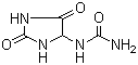 structure of CAS# 97-59-6, Allantoin;5-Ureidohydantoin; Glyoxyldiureide; Glyoxylic diureide; Cordianine; Glyoxyldiureid; (2,5-Dioxo-4-imidazolidinyl)urea