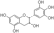 structure of CAS# 970-74-1, (-)-Epigallocatechin;(2R,3R)-2-(3,4,5-Trihydroxyphenyl)-3,4-dihydro-1(2H)-benzopyran-3,5,7-triol; (-)-EGC