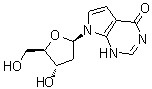 2'-Deoxy-7-deazainosine molecular structure (CAS 97224-58-3)