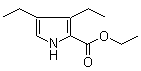 structure of CAS# 97336-41-9, Ethyl 3,4-diethylpyrrole-2-carboxylate;2-Ethoxycarbonyl-3,4-diethylpyrrole; 3,4-Diethyl-1H-pyrrole-2-carboxylic acid ethyl ester