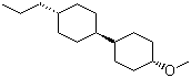 trans,trans-4-Propyl-4'-methoxybicyclohexyl molecular structure (CAS 97398-80-6)