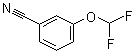 structure of CAS# 97582-88-2, 3-(Difluoromethoxy)benzonitrile