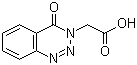 结构式 CAS# 97609-01-3, (4-氧代-1,2,3-苯并三嗪-3(4H)-基)乙酸