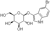 5-Bromo-3-indolyl-beta-D-galactopyranoside molecular structure (CAS 97753-82-7)
