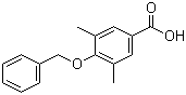 4-Benzyloxy-3,5-dimethylbenzoic acid molecular structure (CAS 97888-80-7)