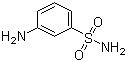 structure of CAS# 98-18-0, 3-Aminobenzenesulfonamide;m-Aminobenzenesulfonamide