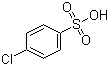 结构式 CAS# 98-66-8, 4-氯苯磺酸; 对氯苯磺酸
