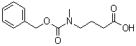 4-[[(Benzyloxy)carbonyl]methylamino]butyric acid molecular structure (CAS 98008-66-3)
