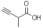 structure of CAS# 98021-58-0, 2-Methyl-3-butynoic acid