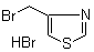 4-(Bromomethyl)thiazole hydrobromide molecular structure (CAS 98027-25-9)