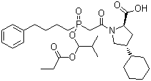 Fosinopril molecular structure (CAS 98048-97-6)