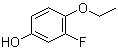 4-乙氧基-3-氟苯酚分子结构 (CAS 98121-48-3)