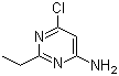 结构式 CAS# 98134-36-2, 4-氨基-6-氯-2-乙基嘧啶