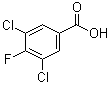 3,5-Dichloro-4-fluorobenzoic acid molecular structure (CAS 98191-30-1)