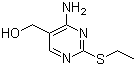 structure of CAS# 98432-26-9, 4-Amino-2-(ethylthio)-5-(hydroxymethyl)pyrimidine