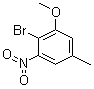 2-溴-1-甲氧基-5-甲基-3-硝基苯分子结构 (CAS 98545-65-4)
