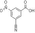 3-Cyano-5-nitrobenzoic acid molecular structure (CAS 98556-65-1)