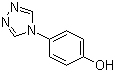 4-(4-羟基苯基)-1,2,4-三唑分子结构 (CAS 98581-86-3)