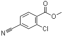结构式 CAS# 98592-34-8, 2-氯-4-氰基苯甲酸甲酯