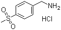 4-(Methylsulphonyl)benzylamine hydrochloride molecular structure (CAS 98593-51-2)
