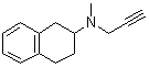(+)-1,2,3,4-Tetrahydro-N-methyl-N-2-propynyl-2-naphthalenamine molecular structure (CAS 98640-74-5)