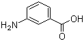 结构式 CAS# 99-05-8, 3-氨基苯甲酸; 间氨基苯甲酸