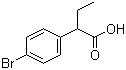 2-(4-Bromophenyl)butyric acid molecular structure (CAS 99070-18-5)