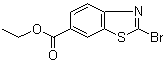 结构式 CAS# 99073-88-8, 2-溴苯并噻唑-6-羧酸乙酯