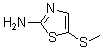 5-(Methylthio)-2-thiazolamine molecular structure (CAS 99171-11-6)