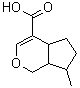 1,4a,5,6,7,7a-Hexahydro-7-methylcyclopenta[c]pyran-4-carboxylic acid molecular structure (CAS 99173-00-9)
