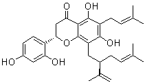 苦参新醇 B分子结构 (CAS 99217-64-8)