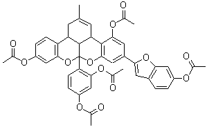 结构式 CAS# 99217-75-1, 桑呋喃 G 五乙酸酯