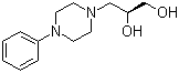 结构式 CAS# 99291-24-4, 左羟丙哌嗪; S(-)-3-(4-苯基-1-哌嗪)-1,2-丙二醇