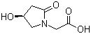 structure of CAS# 99437-11-3, (S)-2-(4-Hydroxy-2-oxopyrrolidin-1-yl)acetic acid