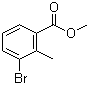 structure of CAS# 99548-54-6, Methyl 3-bromo-2-methylbenzoate;3-Bromo-2-methylbenzoic acid methyl ester