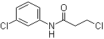 3-Chloro-N-(3-chlorophenyl)propanamide molecular structure (CAS 99585-98-5)