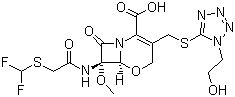 Flomoxef molecular structure (CAS 99665-00-6)