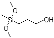 3-(二甲氧基甲基硅)-1-丙醇分子结构 (CAS 99697-20-8)