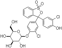 氯苯酚红-beta-D-吡喃半乳糖苷分子结构 (CAS 99792-79-7)