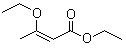 3-乙氧基-2-丁烯酸乙酯分子结构 (CAS 998-91-4)