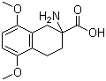 2-氨基-1,2,3,4-四氢-5,8-二甲氧基-2-萘甲酸分子结构 (CAS 99907-84-3)