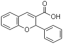 2-Phenyl-2H-1-benzopyran-3-carboxylic acid molecular structure (CAS 99943-60-9)