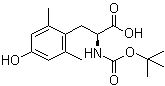 结构式 CAS# 99953-00-1, N-叔丁氧羰基-2,6-二甲基-L-酪氨酸